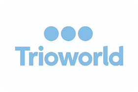 logo trio world, client des experts hm Tech, systèmes de collage Hotmelt en Normandie, le Grand Ouest et toute la France